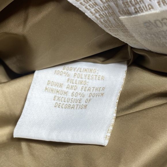 Tommy‎ Hilfiger Full zip W/Pockets Men's Orange Puffer Vest Size Medium - Picture 7 of 8